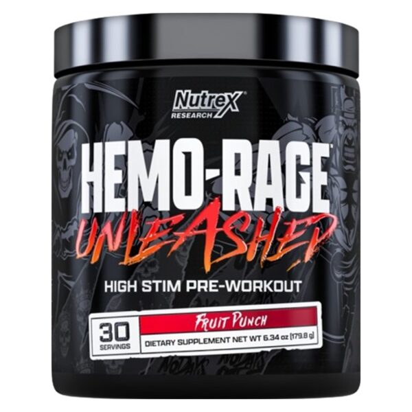 Nutrex Research, Hemo-Rage Unleashed, High Stim Pre-Workout, 30 Servings