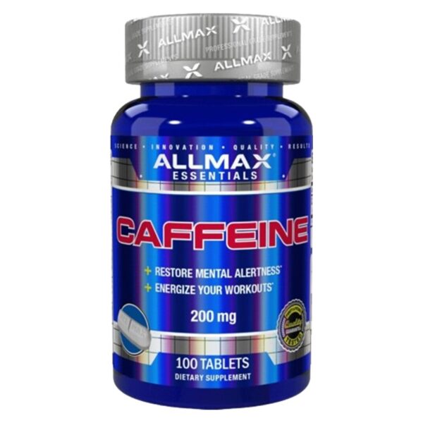 ALLMAX, Caffeine , 200 mg, 100 Tablets