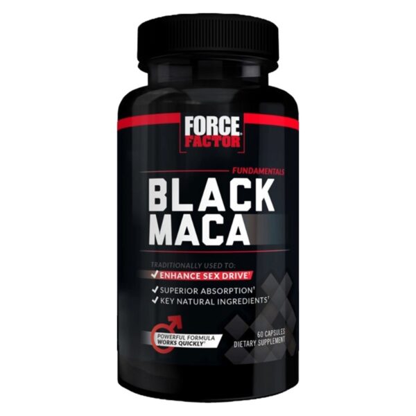 Force Factor, Black Maca, 60 Capsules