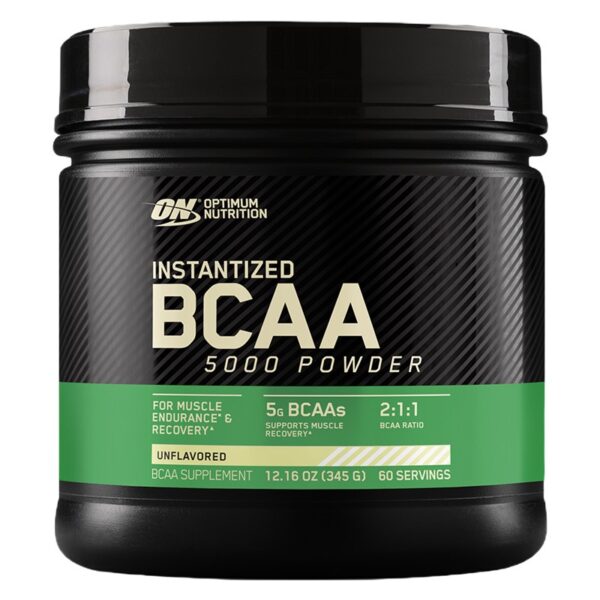 Optimum Nutrition, Instantized BCAA 5000 Powder, Unflavored, 60 Servings