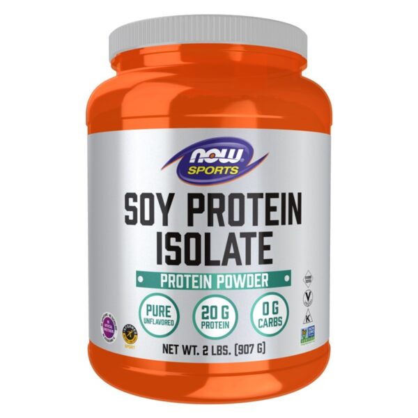 NOW Foods, Sports, Soy Protein Isolate, Pure Unflavored, 2 lbs