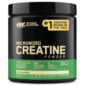 Optimum Nutrition Micronized Creatine Powder, Unflavored, 60 Servings