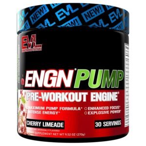 EVLution Nutrition ENGN Pump, Cherry Limeade, 30 Servings