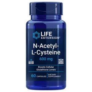 Life Extension N-Acetyl-L-Cysteine, 600 mg, 60 Capsules