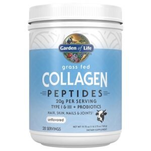 Garden of Life Grass Fed Collagen Peptides, Unflavored, 28 Servings