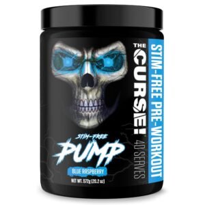 JNX Sports Stim-Free Pump Pre-Workout, 40 Servings