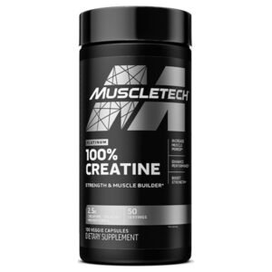 MuscleTech Platinum 100% Creatine, 100 Veggie Capsules