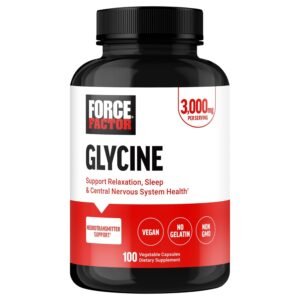 Force Factor Glycine, 100 Vegetable Capsules