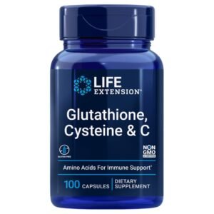 Life Extension Glutathione, Cysteine & C, 100 Capsules