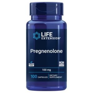 Life Extension Pregnenolone, 100 mg, 100 Capsules