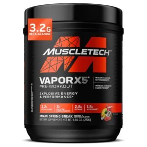MuscleTech VaporX5 Pre-Workout, 30 Servings
