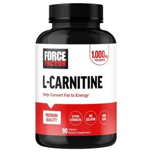 Force Factor L-Carnitine, 1,000 mg, 90 Tablets