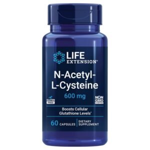 Life Extension N-Acetyl-L-Cysteine, 600 mg, 60 Capsules