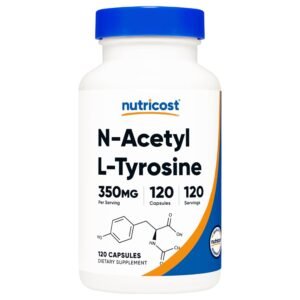 Nutricost N-Acetyl L-Tyrosine, 350 mg, 120 Capsules