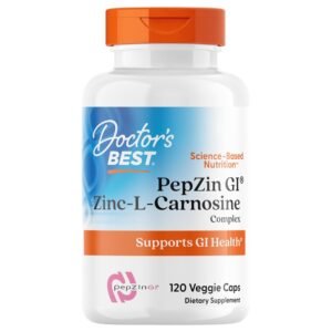 Doctor's Best PepZin GI Zinc-L-Carnosine Complex, 120 Veggie Caps