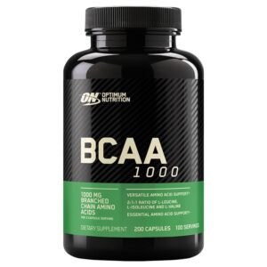 Optimum Nutrition BCAA 1000, 200 Capsules (500 mg per Capsule)