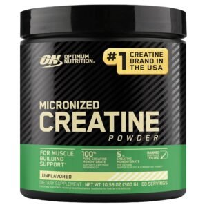 Optimum Nutrition Micronized Creatine Powder, Unflavored, 10.58 oz (300 g)