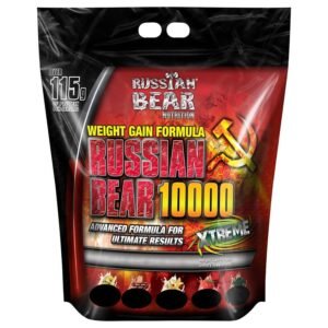 Russian Bear 10000 Weight Gainer, Chocolate, 15 lbs