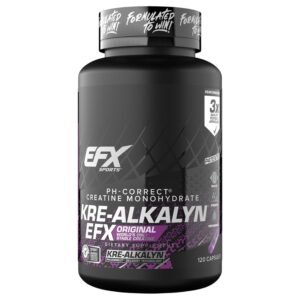 EFX Sports Kre-Alkalyn EFX, 120 Capsules (750 mg per Capsule)