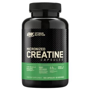 Optimum Nutrition Micronized Creatine Capsules, 100 Capsules
