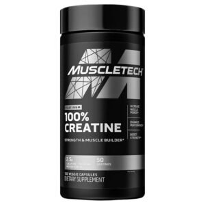 MuscleTech Platinum 100% Creatine, 100 Veggie Capsules