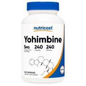 Nutricost Yohimbine 5 mg, 240 Capsules