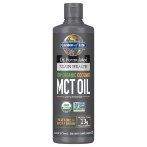 Garden of Life 100% Organic Coconut MCT Oil (C8, C10), 16 fl oz (473 ml)