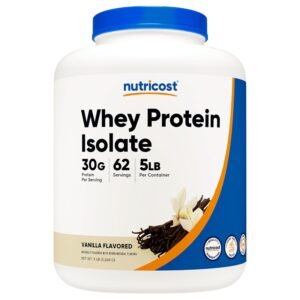 Nutricost Whey Protein Isolate, 5 lbs