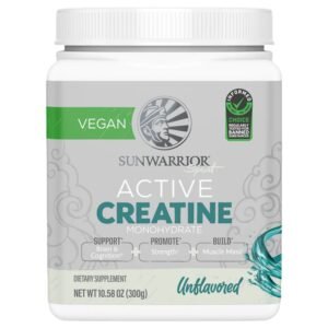 Sunwarrior Creatine Monohydrate, Unflavored, 300 g