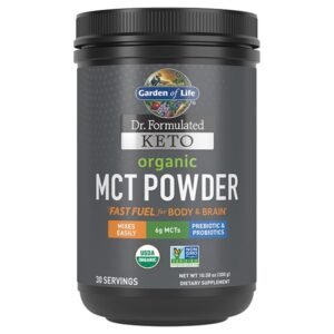 Garden of Life Keto Organic MCT Powder (C8, C10, C12), 10.58 oz (300 g)