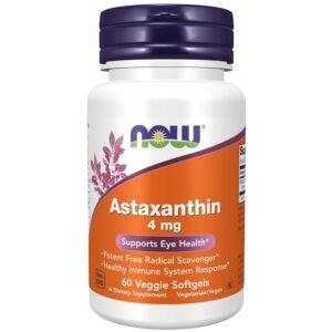 NOW Foods Astaxanthin, 4 mg, 60 Veggie Softgels