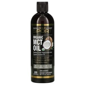 California Gold Nutrition Sport Organic MCT Oil (C8, C10), 12 fl oz (355 ml)