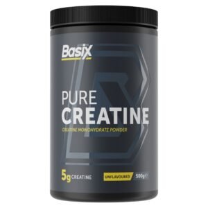 Basix Pure Creatine Monohydrate, Unflavored, 100 Servings