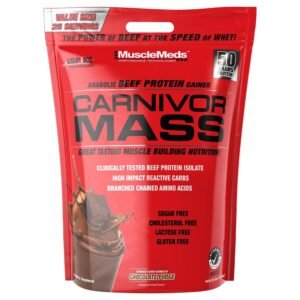MuscleMeds Carnivor Mass, Chocolate Fudge, 10.4 lbs