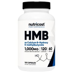 Nutricost Performance HMB 500 mg – 120 Capsules