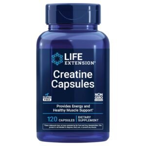 Life Extension Creatine Capsules – 120 Capsules