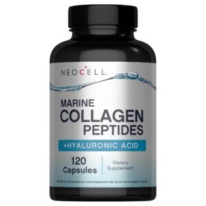 NeoCell Marine Collagen Peptides + Hyaluronic Acid – 120 Capsules