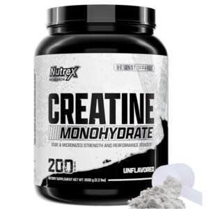 Nutrex Research Creatine Monohydrate, Unflavored, 200 Servings