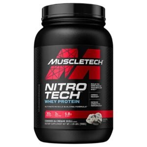 MuscleTech NitroTech Whey Protein, 2.2 lbs