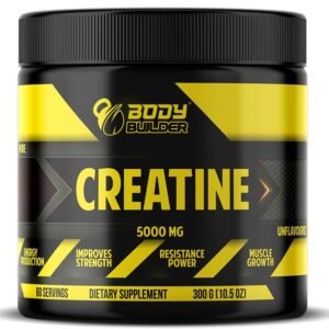 Body Builder Creatine Monohydrate, Unflavored, 60 Servings