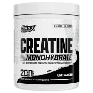 Nutrex Research Creatine Monohydrate, Unflavored, 200 Servings