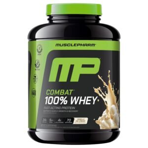 MusclePharm Combat 100% Whey Protein Powder, 5 lbs