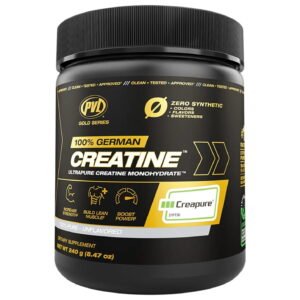 PVL Gold Series 100% German Creatine Creapure Unflavored – 8.47 oz (240 g)