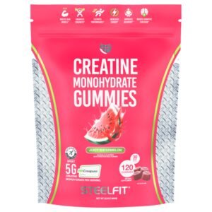 SteelFit Creatine Monohydrate Gummies, 120 Gummies