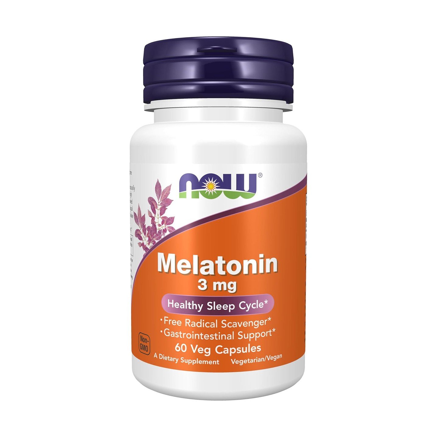 NOW Foods Melatonin 3 mg – 60 Veg Capsules