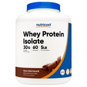 Nutricost Whey Protein Isolate – 5 lbs