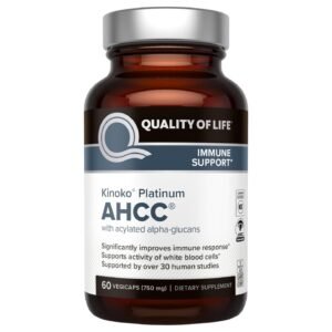 Quality of Life Kinoko Platinum AHCC – 60 Vegicaps