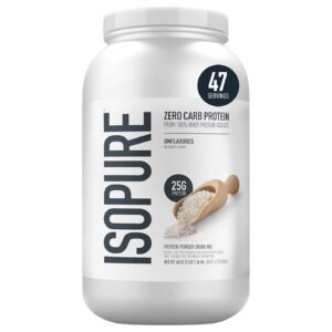 Isopure Zero Carb Protein Powder – 3 lbs
