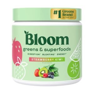 Bloom Greens & Superfoods Strawberry Kiwi – 6.38 oz (180.9 g)