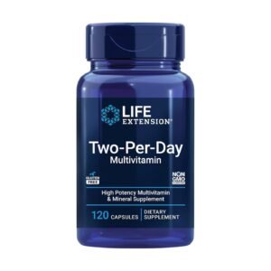 Life Extension Two-Per-Day High Potency Multivitamin & Mineral – 120 Capsules